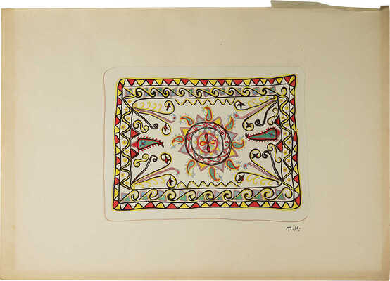 Маврина (Лебедева) Татьяна Алексеевна. Восточный ковер № 1